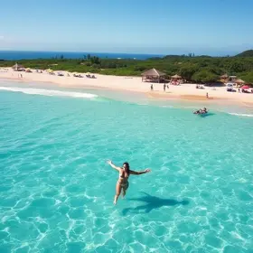 praias próprias e impróprias na Grande Vitória