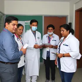 Visita técnica de comitiva da Secretaria de Saúde de Carapicuíba