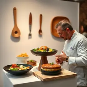 exposição que transforma o ato de comer em experiência artística