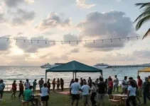 complexo de lazer da Ilha das Caieiras