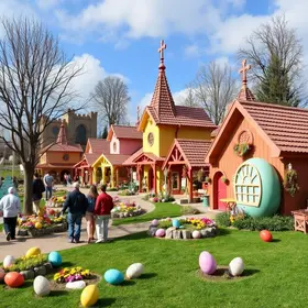 Vila de Páscoa no Parque Moscoso