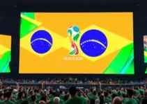 telões de transmissão