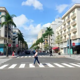 Revitalização de faixas de pedestres